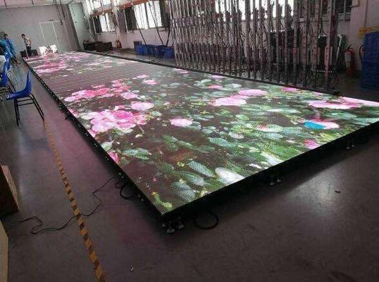 La exhibición P4.81 LED de alta resistencia Dance Floor de la etapa artesona la fábrica de 500mmx1000m m IP54 Shenzhen