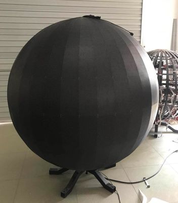 IP33 diámetro de bola de la exploración los 0.8m el 1m el 1.2m de la exhibición 1/16 de la esfera de la prenda impermeable LED