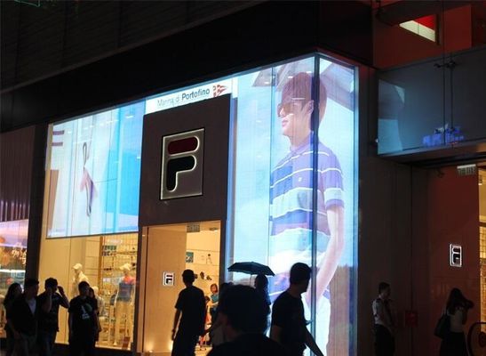Fábrica transparente de Dots For Shopping Mall Shenzhen de la pantalla de vídeo 16384 de la publicidad al aire libre LED