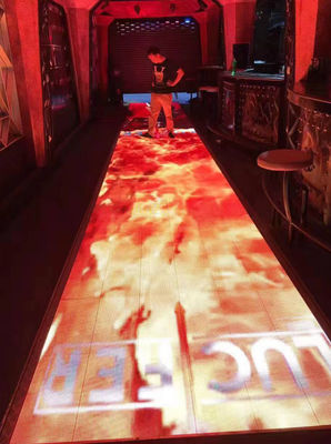 P4.81 500mmx500m m LED comercial Dance Floor artesona la fábrica a todo color de Shenzhen del piso de la pantalla de SMD 1921 LED