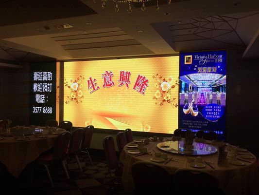 Frecuencia interior 5V 3.6A de la pantalla de vídeo 60Hz de P4 LED para la fábrica de Shenzhen del centro comercial y del hotel