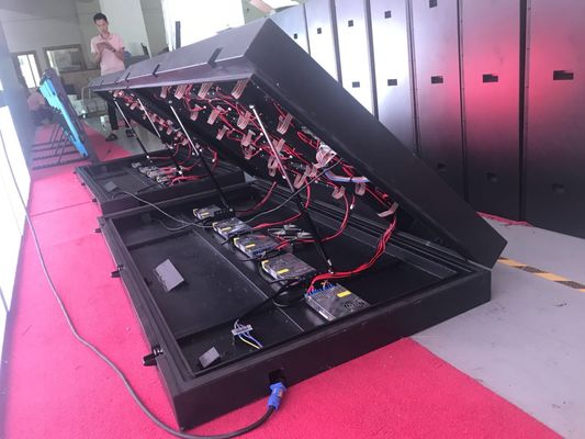 Fábrica en pantalla grande de Shenzhen de la exhibición de la resolución LED del panel de reproducción de vídeo de LED de Front Service Stretched 64*32