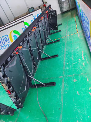 Fábrica multi de Shenzhen de la pantalla LED del perímetro de la pantalla LED del alumbre del Dado-caso de la exhibición del deporte de la pantalla de vídeo al aire libre del gabinete